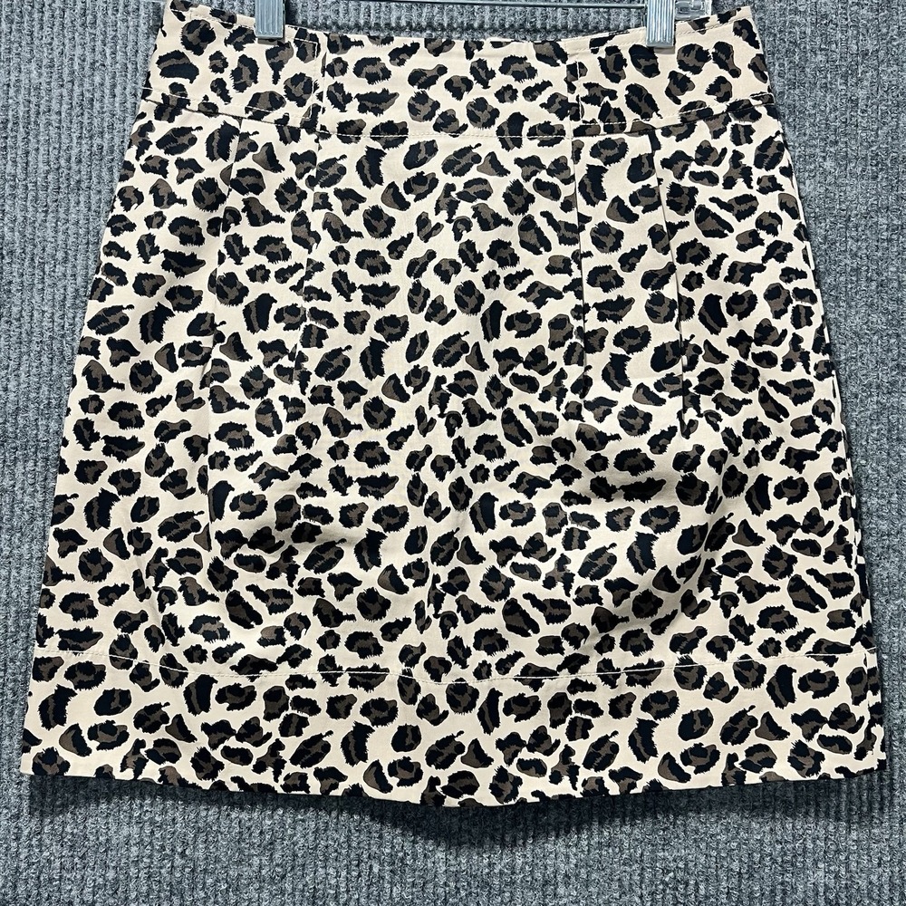 Marc by Marc Jacobs Leopard Print Mini Skirt Tan Black Size 4 Animal Print